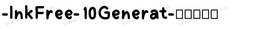 -InkFree- Generat字体转换